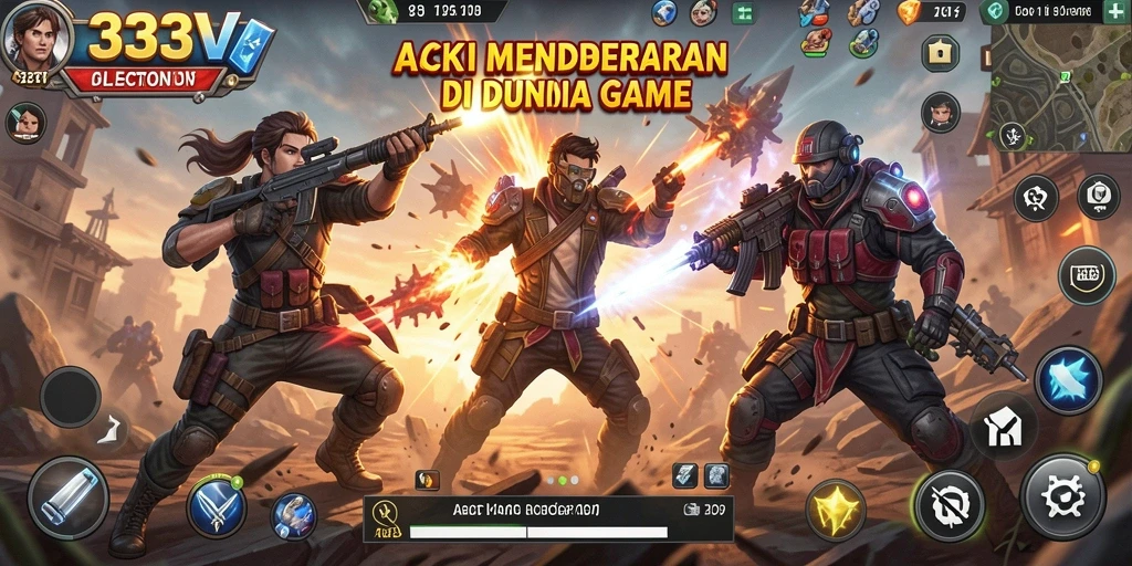 Screenshot antarmuka permainan <strong>333V</strong> yang menampilkan aksi seru dan grafis yang menawan.
