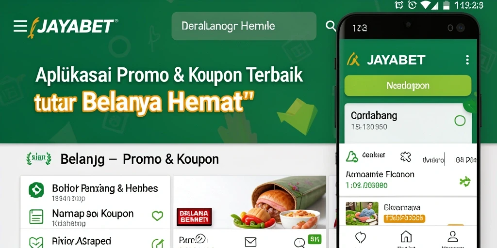 Tampilan antarmuka JAYABET yang memudahkan akses promo.