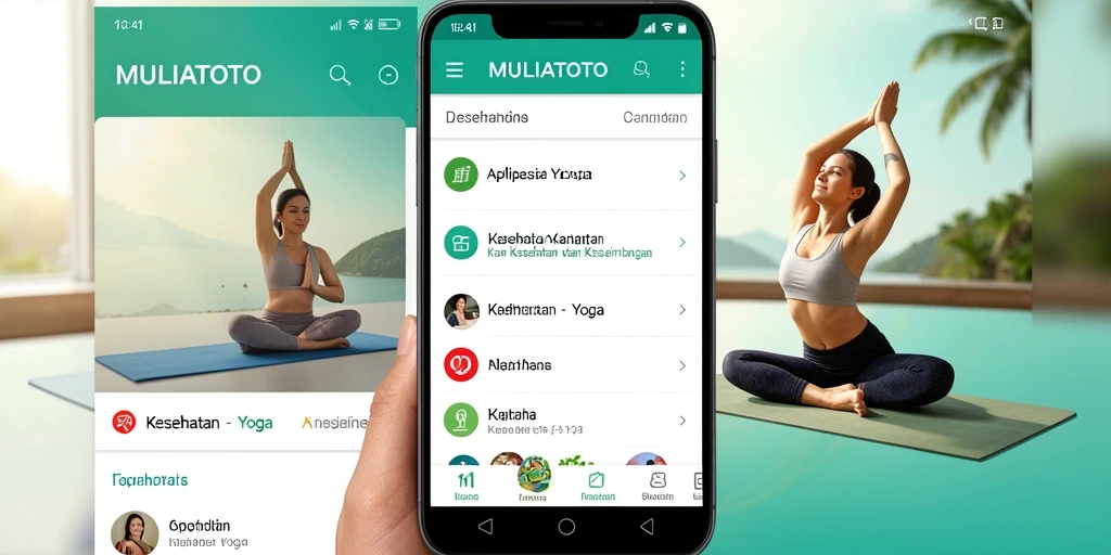Tampilan antarmuka aplikasi MULIATOTO yang menarik dan fungsional.