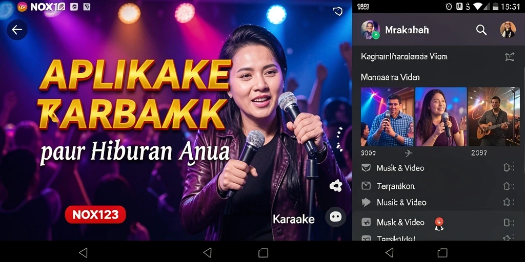 Tampilan antarmuka NOX123 yang menarik dan user-friendly.
