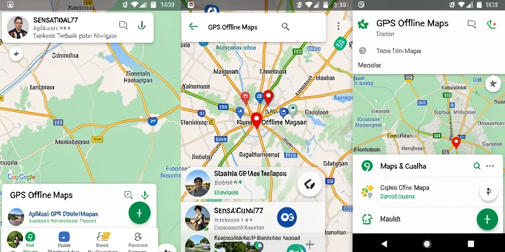 Antarmuka aplikasi SENSATIONAL77 yang jelas dan mudah digunakan.