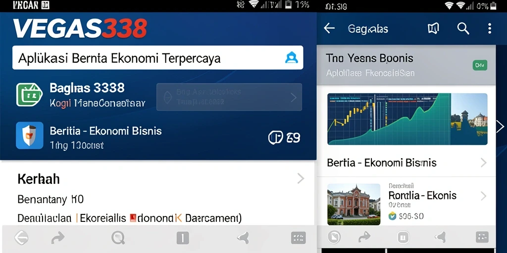 Antarmuka pengguna VEGAS338 yang sederhana dan informatif.